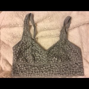 Aerie bralette in gray, size large